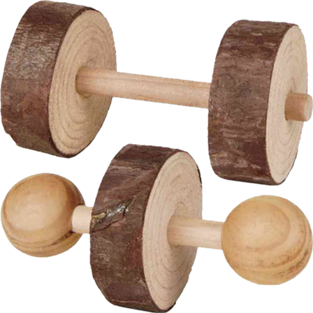 Trixie - Natural Living-sett med manualer brun 4,5 cm - Smådyr - Leketøy og aktivering - Smådyrleker - ZOO.no