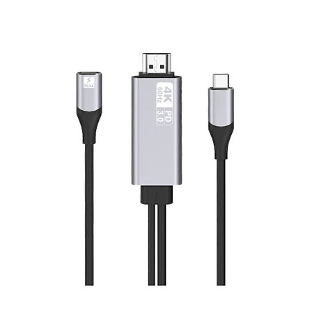 4k@60hz Typ C till -kompatibel kabel skärm spegling enhet