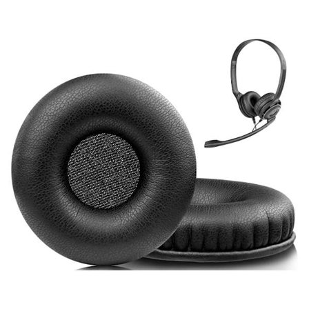 Hörlurskuddar för 50mm Sennheiser Px80/px100/px100ii/px200, Pc30/pc36/pc130/pc131/pc140/pc145 Preto