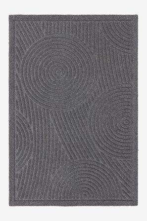 Jotex - Dørmatte 60x90 Cm Gummi/Polypropylen Grå AIMI - Kjøp Dørmatter hos Jotex