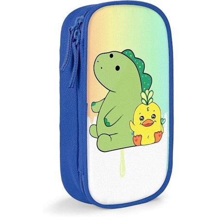 Moriah Elizabeth Pennfodral, Pennväska med Stor Kapacitet och Dubbel Dragkedja Rosa-Moriah Elizabeth1-Blå SAOE010602