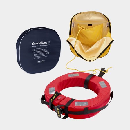 Redningskrans Baltic SwedeBuoy 135N, marine + 38 meter flydeline + etui