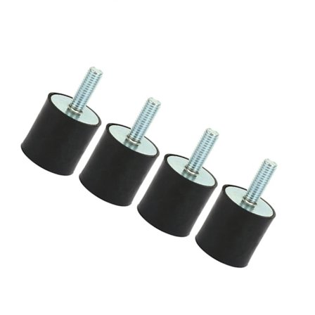 4 stk M8 gummifødder Antivibrations Silentblock bilbåtspoler (VD30*30 M8*23)