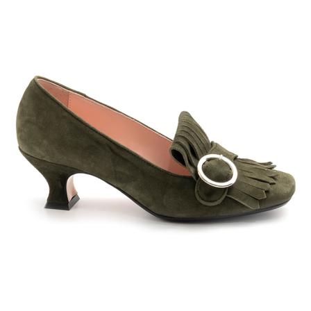 Anna F. Flade sko Grøn, Dame Pumps, Størrelse: 38 EU