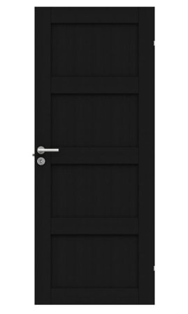 Swedoor Unique 04L Innerdörr svart ek 725x2040 mm, Dörrar