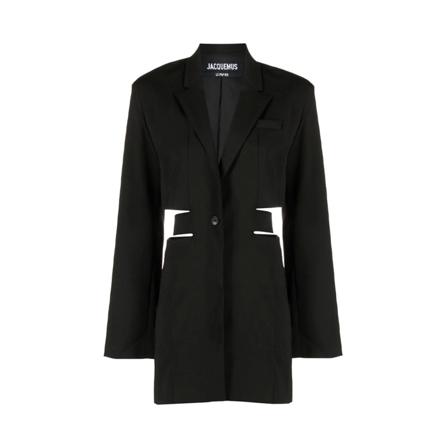 Jacquemus Short Klänning svart, Dam, Dam, Storlek: M