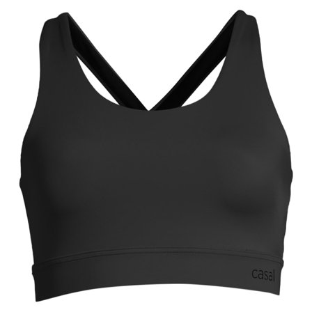 Casall Women's Crossback Sports Bra Women undergarment Black L