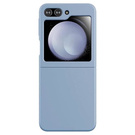 KALEBOL KLB-YTGJ002 Fodral för Samsung Galaxy Z Flip 5G, enfärgad flytande silikon + PC-telefonskal