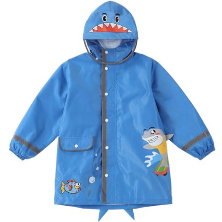 Regnkläder för småbarn Pojkar Flickor Regnrock barn poncho Vattenp
