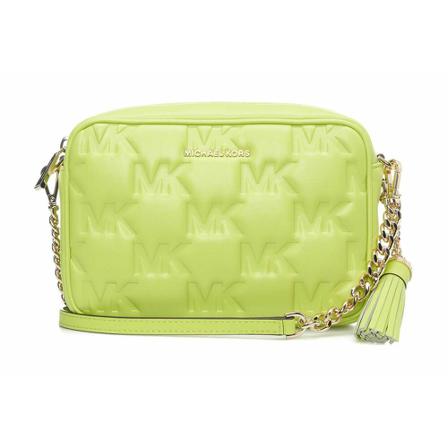 Michael Kors Tas 32S2Lj6M2L 21 , Groen , Dames , Maat: ONE Size Schoudertassen
