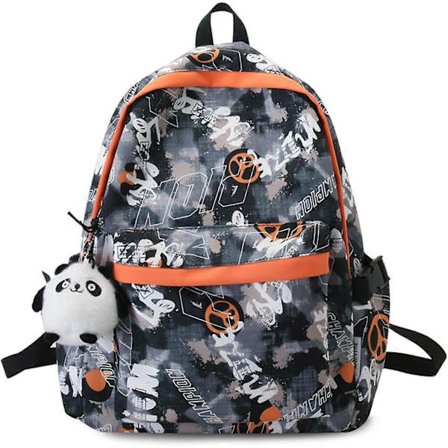 Rygsæk Skoletaske 30L Sort til Børn Teenagere Voksne