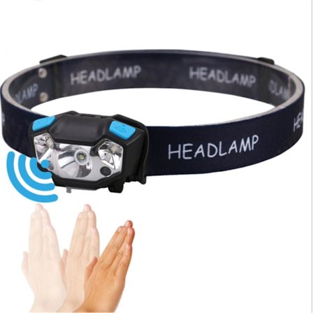 Hodelykt LED-lys, sterk oppladbar hodelykt