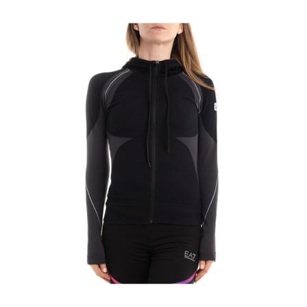 Emporio Armani Ea7 - Hoodies - Svart - Dam - Storlek: M, Dam, Storlek: M