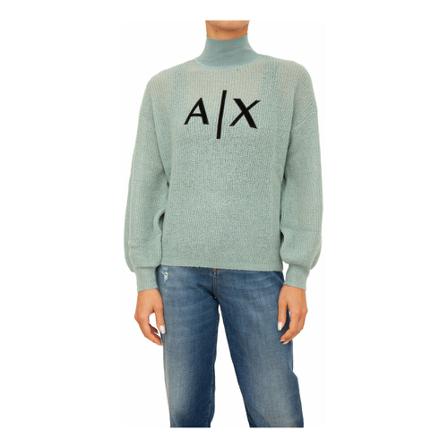 Armani Exchange, Turtlenecks Groen, Dames, Maat:L