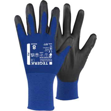 ESD arbetshandskar Tegera 877 PU-doppade