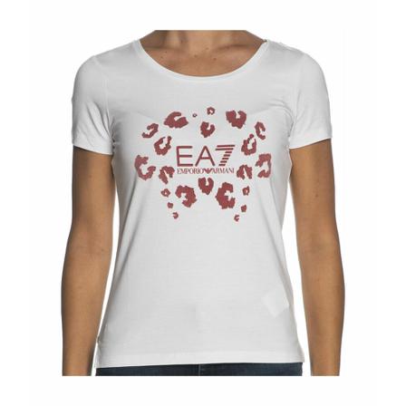 Emporio Armani Ea7 - T-shirts - Vit - Dam - Storlek: S, Dam, Storlek: S