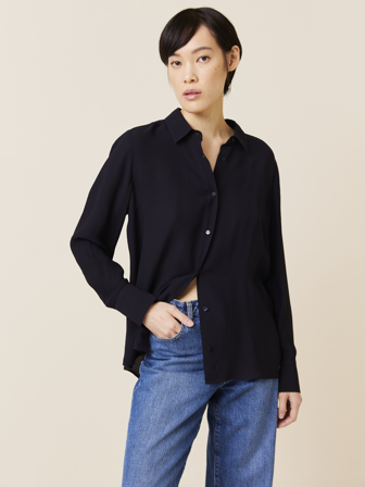 Jean Paul - Salima bluse - Dame - Blå - Skjorter & Bluser - L