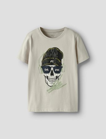 name it Nkmted Ss Top - Beige - 146-152