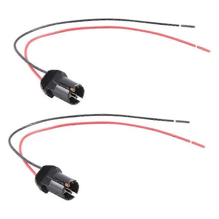 T10 W5W Bil Glödlampa Sockel Lamphållare Kontakt Förlängning x 2