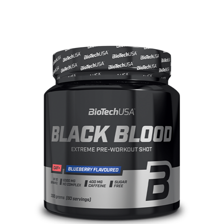 Biotech USA Black Blood CAF+, 300 g, Blueberry