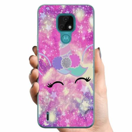 Motorola Moto E7 Tpu Mobilskal Unicorn