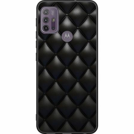 Motorola Moto G10 Svart Skal Leather Black