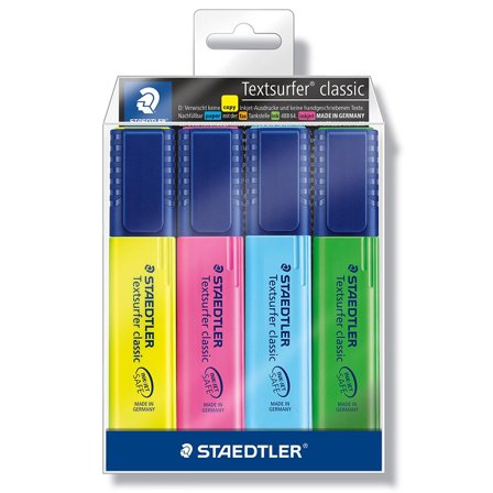 Staedtler Textsurfer 4-pack