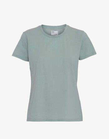 Women Light Organic Tee - Steel Blue - S