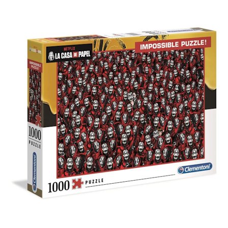 Clementoni Impossible pussel 1000 bitar - La Casa De Papel