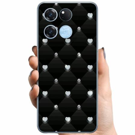 Oneplus Ace Racing Tpu Mobilskal Bling Heart