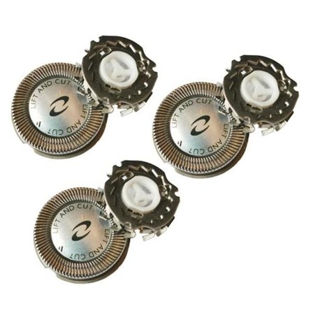 3 st Hq3 Ersättningshuvud Rakblad för Rakapparat Hq3hq30hq40hq46hq130hq912hq481 Ersättningshuvudblad