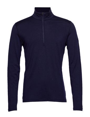 Men 200 Oasis Ls Half Zip Blue Icebreaker