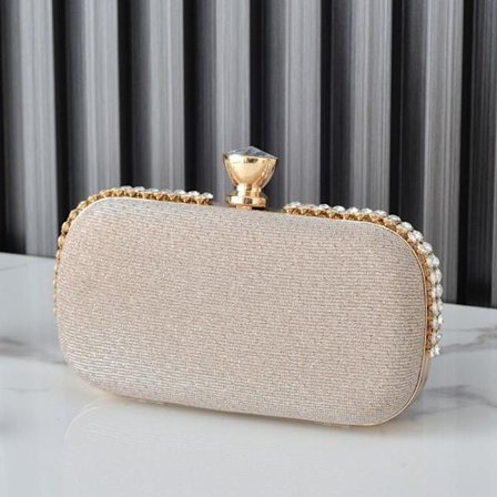 Evening Party Bag Evening Clutch Väskor CHAMPAGNE champagne