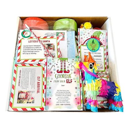 24 Dages Jul 2022 Nye Sjove Elf Aktiviteter Elf Rekvisitter Nissen På Hylden Juleelf Sæt Juleaktiviteter Børnegave (FMY)