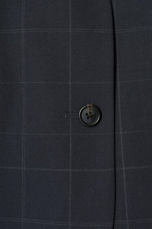 COS Marynarka Oversize W Kratę in Niebieski