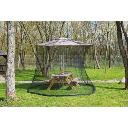 Sylindrisk myggnett for parasoll - INFACTORY - Maskestørrelse 220 - 330 x 250 cm