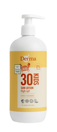 Derma Kids Sollotion SPF 30 500 ml, Skincare, Skincare Til Børn, Solcreme Til Børn