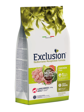 Exclusion Mediterraneo Monoprotein Noble Grain Crocchette Pollo