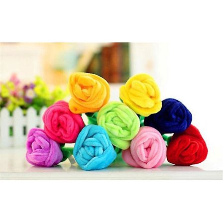 9 kpl pehmoinen ruusu joustava varsi ruusu kimppu lelu