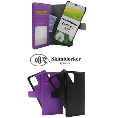 Skimblocker Magnet Wallet Samsung Galaxy A71 (a715f) Svart