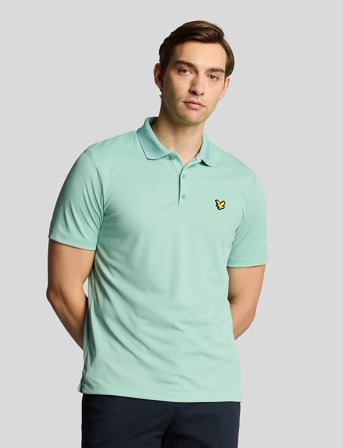 Lyle & Scott Sport Golf Tech Polo Shirt - Green - S