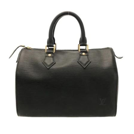 Louis Vuitton Vintage Pre-owned Handbags Sort, Dame Vintage Tasker, Størrelse: ONE Size