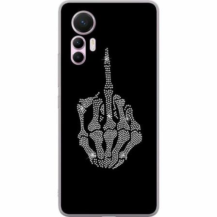 Xiaomi 12 Lite Genomskinligt Skal Fuck You Bling