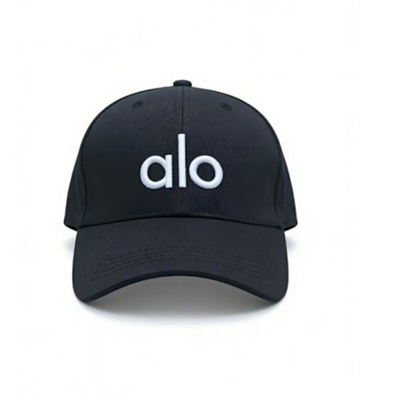 ALO Ny brodert hard topp baseballcaps, stilig og allsidig for menn og kvinner, får ansiktet til å se mindre ut, solhatt-Bla