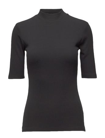 Krown T-Shirt T-shirt Top Sort Modström