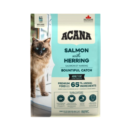 Acana - Katt Bountiful Cat Catch 4,5 kg - Katt - Kattefôr & kattemat - Tørrfôr for katt - ZOO.no