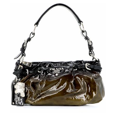 Prada Vintage Shoulder Bags Sort, Dame Vintage Tasker, Størrelse: ONE Size
