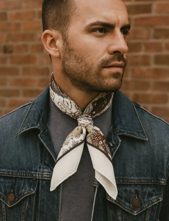 edd. Bandana - Brown - ONE SIZE