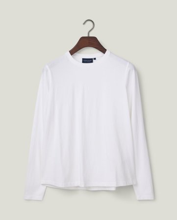 Lexington Langermet t-skjorte, hvit