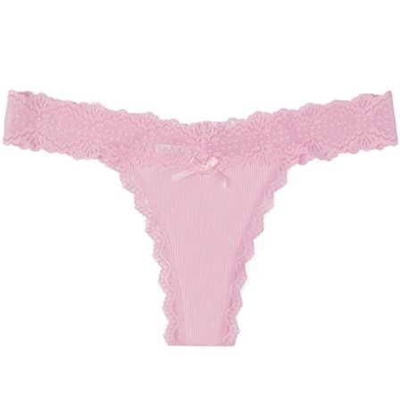 Rosett dam trosor i spets i bomull